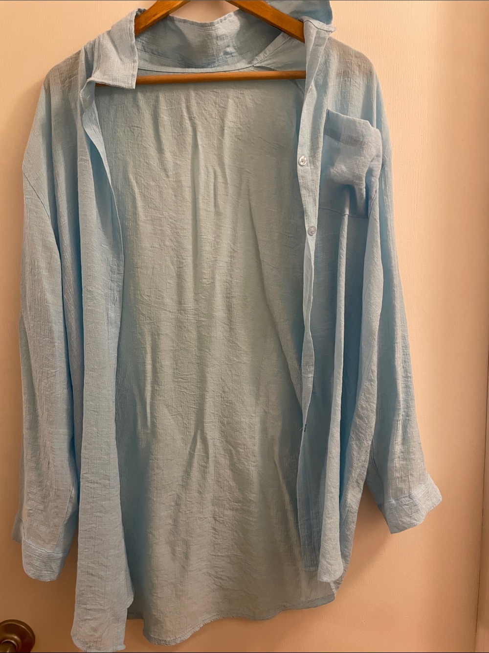 Light Blue Button-Up Shirt